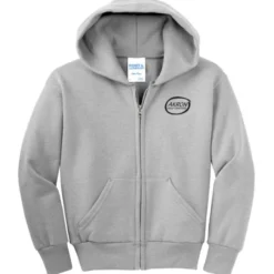 Fashion Full-Zip Hooded Sweatshirt – Youth – Screen