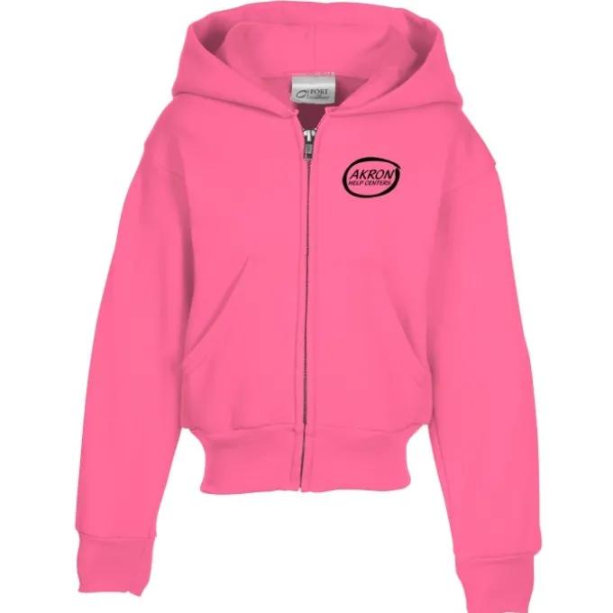 Fashion Full-Zip Hooded Sweatshirt – Youth – Screen