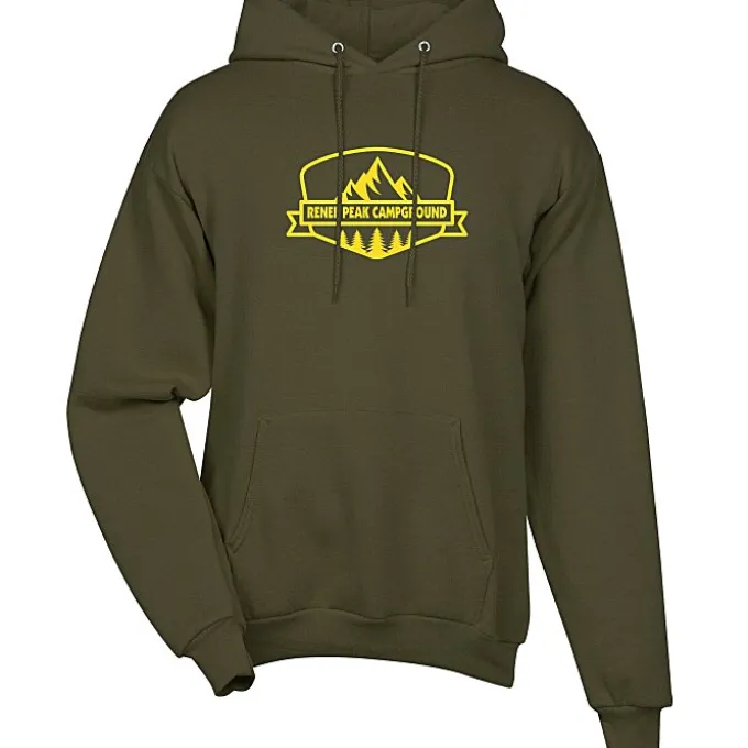 Fashion Pullover Hooded Sweatshirt - Men's - Screen