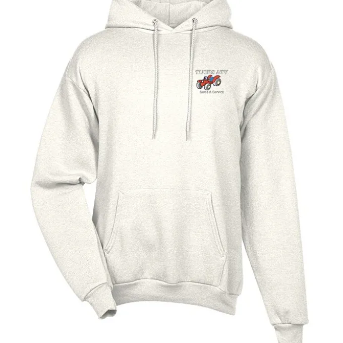 Fashion Pullover Hooded Sweatshirt - Men's - Embroidered