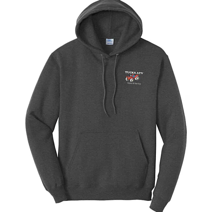 Fashion Pullover Hooded Sweatshirt - Men's - Embroidered
