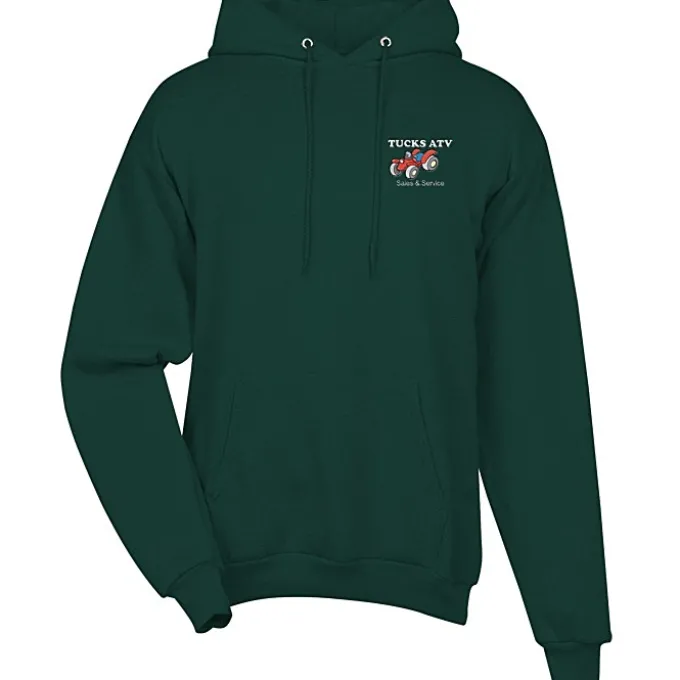 Fashion Pullover Hooded Sweatshirt - Men's - Embroidered