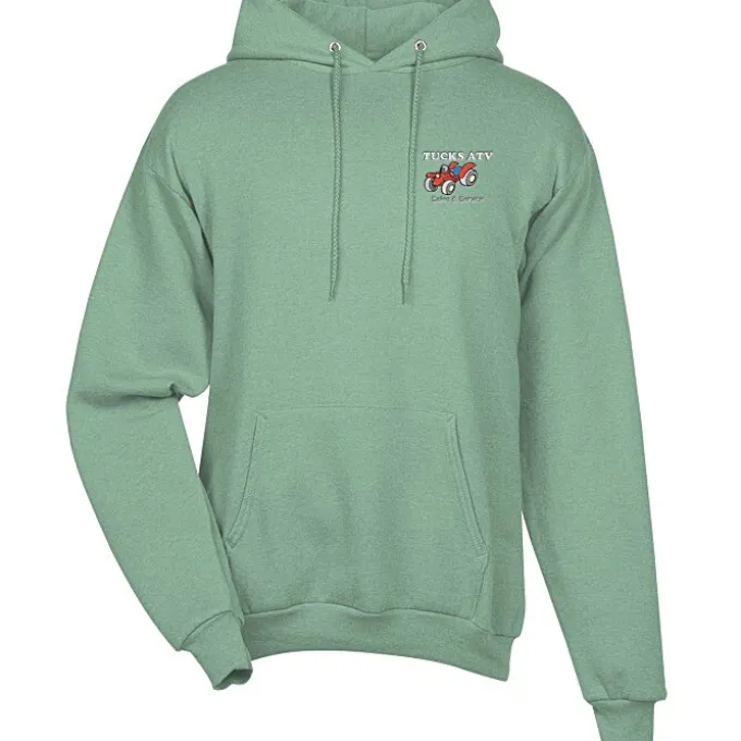 Fashion Pullover Hooded Sweatshirt - Men's - Embroidered