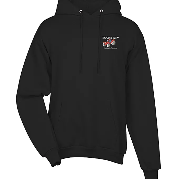 Fashion Pullover Hooded Sweatshirt - Men's - Embroidered