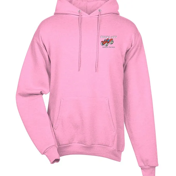 Fashion Pullover Hooded Sweatshirt - Men's - Embroidered