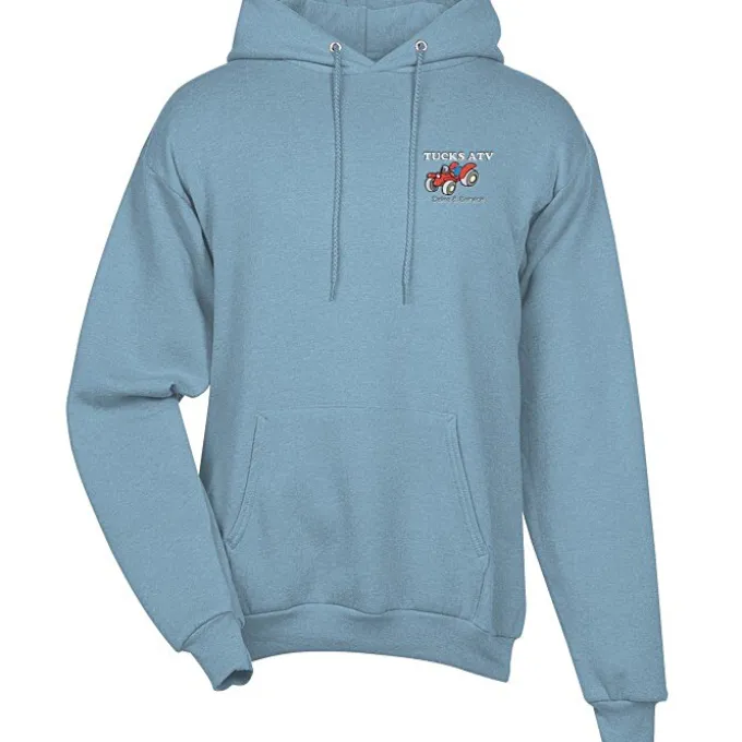 Fashion Pullover Hooded Sweatshirt - Men's - Embroidered