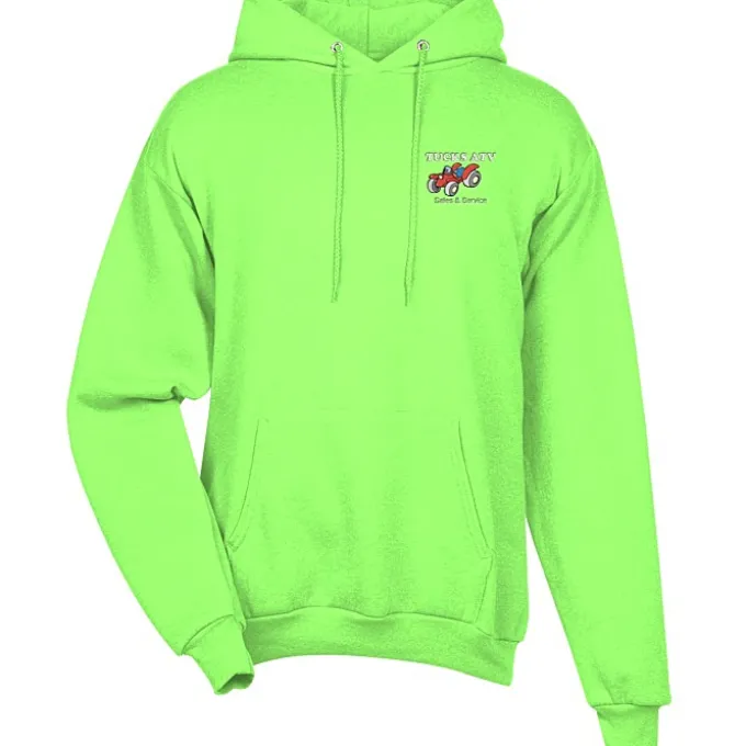 Fashion Pullover Hooded Sweatshirt - Men's - Embroidered