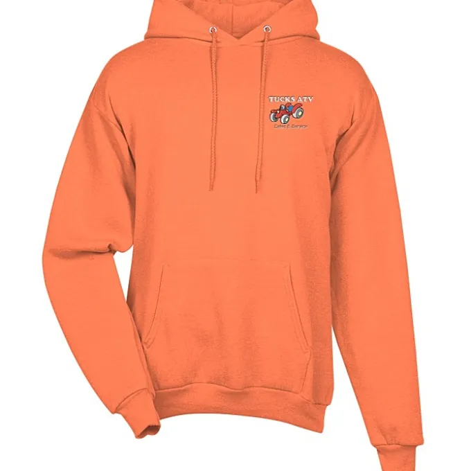 Fashion Pullover Hooded Sweatshirt - Men's - Embroidered