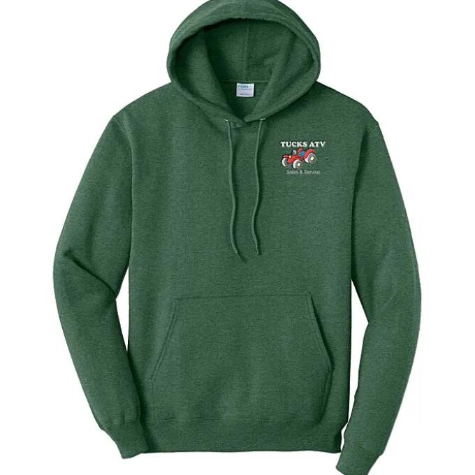 Fashion Pullover Hooded Sweatshirt - Men's - Embroidered