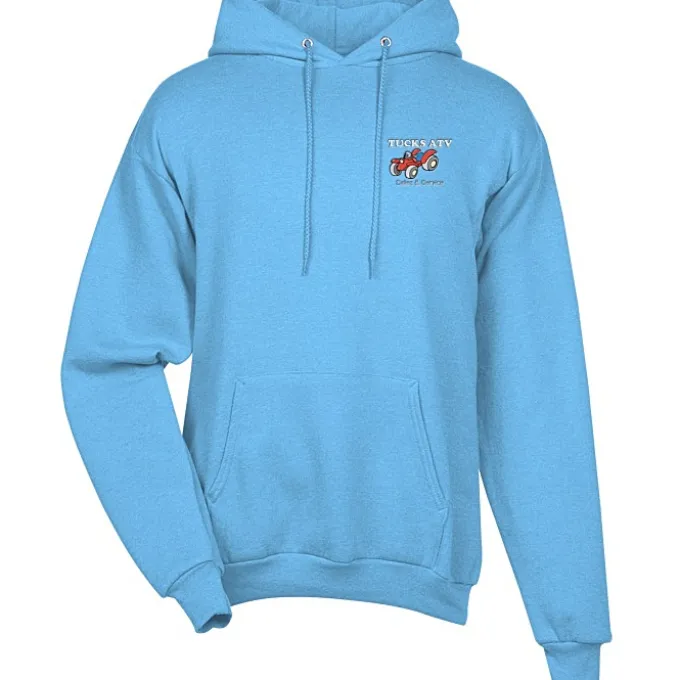 Fashion Pullover Hooded Sweatshirt - Men's - Embroidered