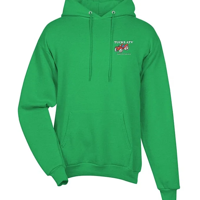 Fashion Pullover Hooded Sweatshirt - Men's - Embroidered