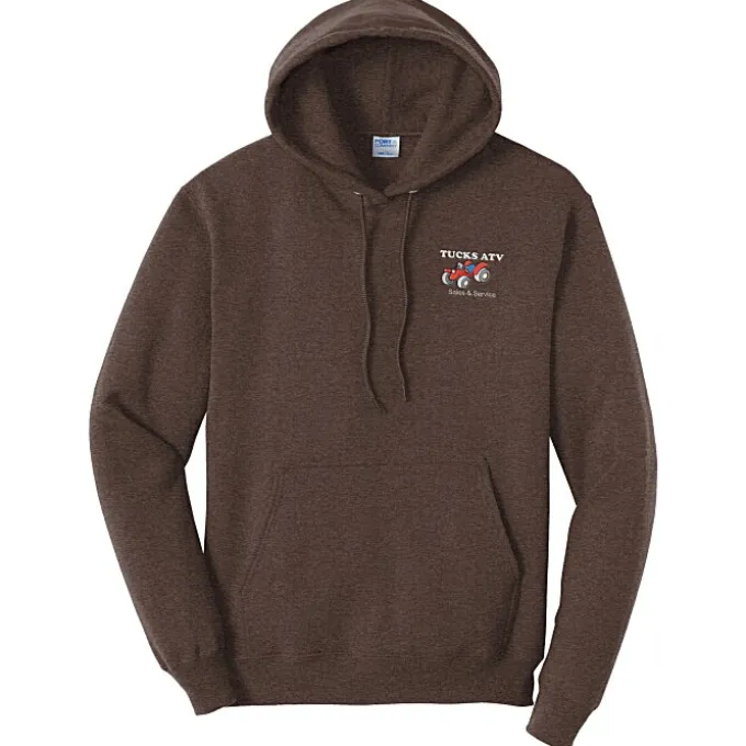 Fashion Pullover Hooded Sweatshirt - Men's - Embroidered