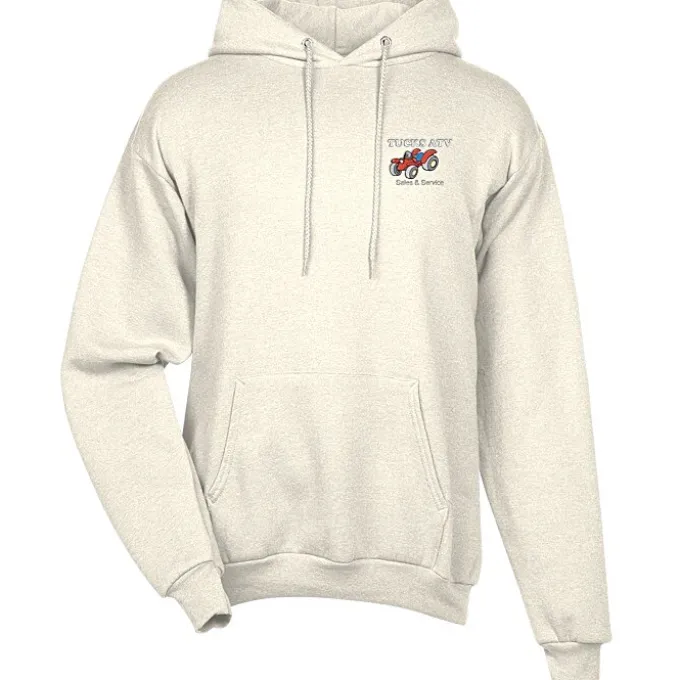Fashion Pullover Hooded Sweatshirt - Men's - Embroidered