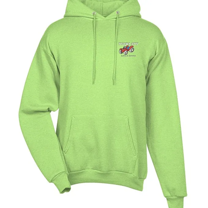 Fashion Pullover Hooded Sweatshirt - Men's - Embroidered
