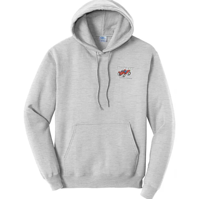 Fashion Pullover Hooded Sweatshirt - Men's - Embroidered