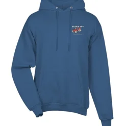 Fashion Pullover Hooded Sweatshirt - Men's - Embroidered