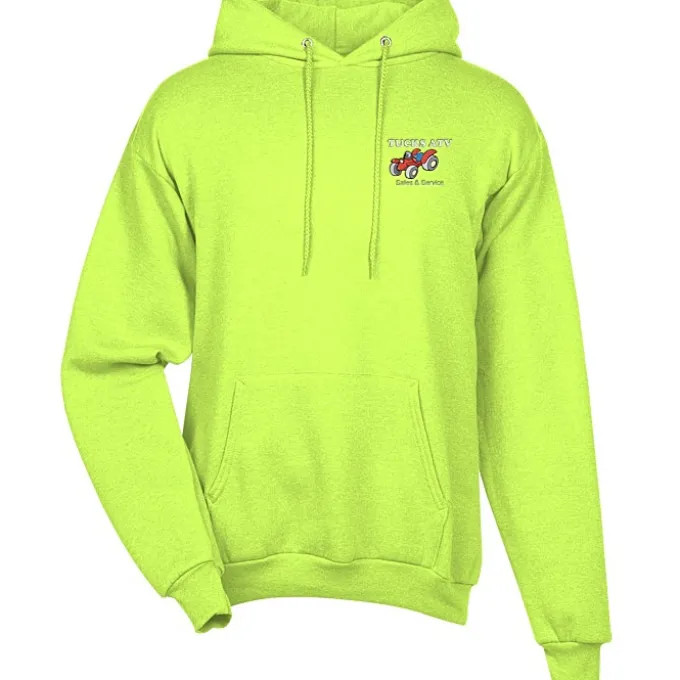 Fashion Pullover Hooded Sweatshirt - Men's - Embroidered