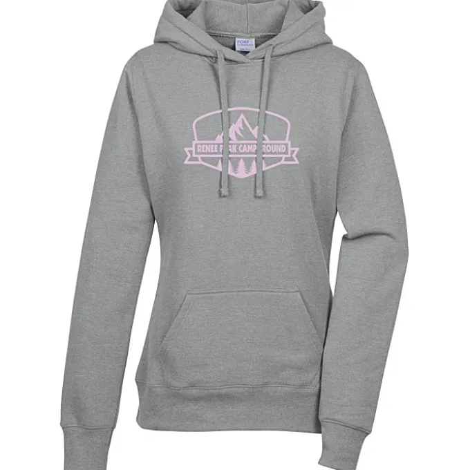 Fashion Pullover Hooded Sweatshirt - Ladies' - Screen