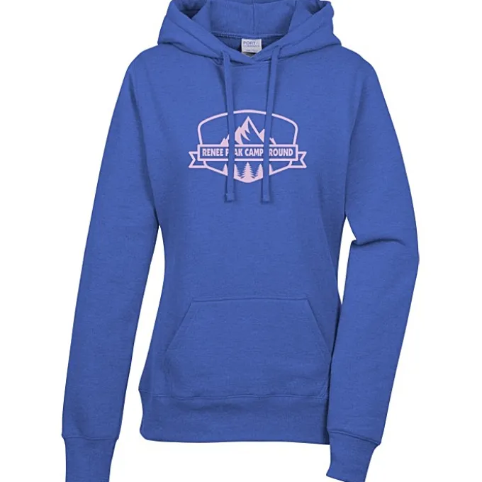 Fashion Pullover Hooded Sweatshirt - Ladies' - Screen