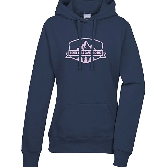 Fashion Pullover Hooded Sweatshirt - Ladies' - Screen