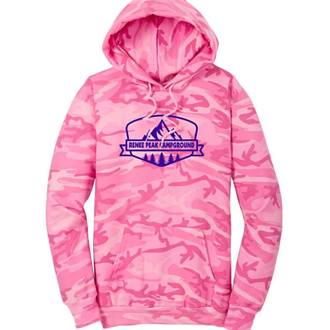 Fashion Pullover Hooded Sweatshirt - Camo - Screen