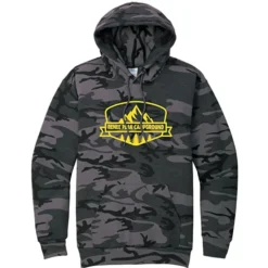 Fashion Pullover Hooded Sweatshirt - Camo - Screen
