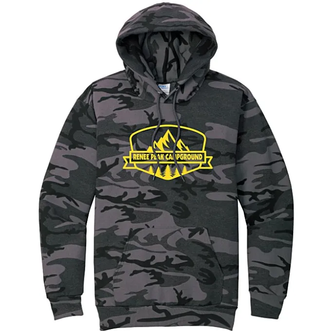 Fashion Pullover Hooded Sweatshirt - Camo - Screen
