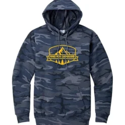 Fashion Pullover Hooded Sweatshirt - Camo - Screen