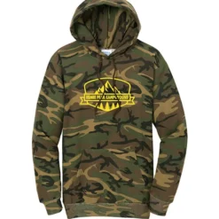 Fashion Pullover Hooded Sweatshirt - Camo - Screen