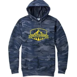 Fashion Pullover Hooded Sweatshirt - Camo - Screen