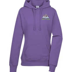 Fashion Pullover Hooded Sweatshirt - Ladies' - Embroidered