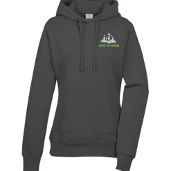 Fashion Pullover Hooded Sweatshirt - Ladies' - Embroidered