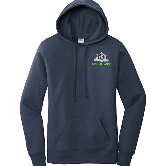 Fashion Pullover Hooded Sweatshirt - Ladies' - Embroidered