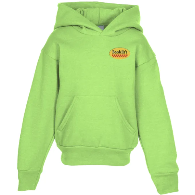 Fashion Pullover Hooded Sweatshirt – Youth – Embroidered