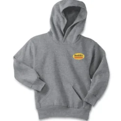 Fashion Pullover Hooded Sweatshirt – Youth – Embroidered