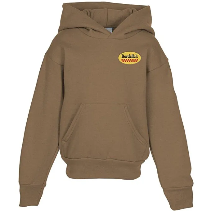 Fashion Pullover Hooded Sweatshirt – Youth – Embroidered