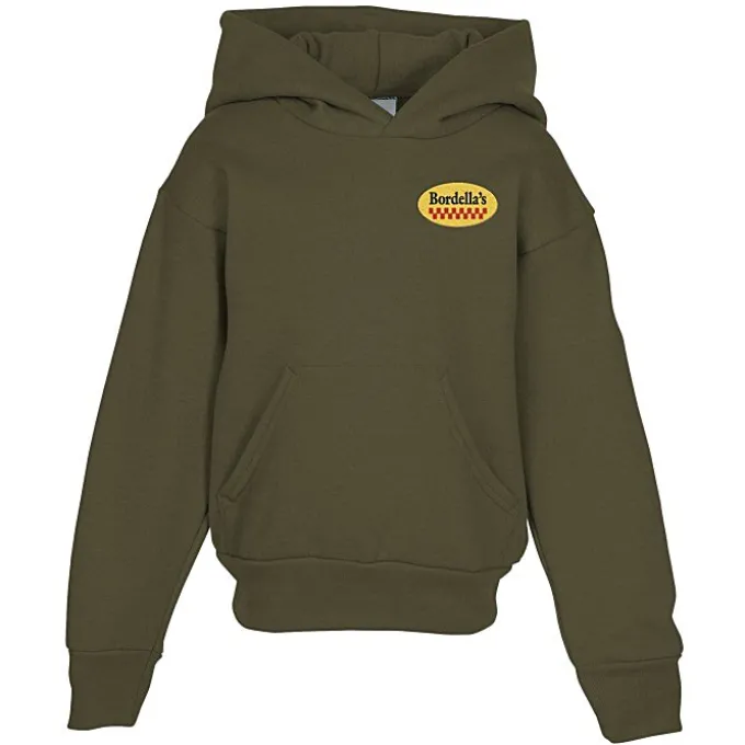 Fashion Pullover Hooded Sweatshirt – Youth – Embroidered