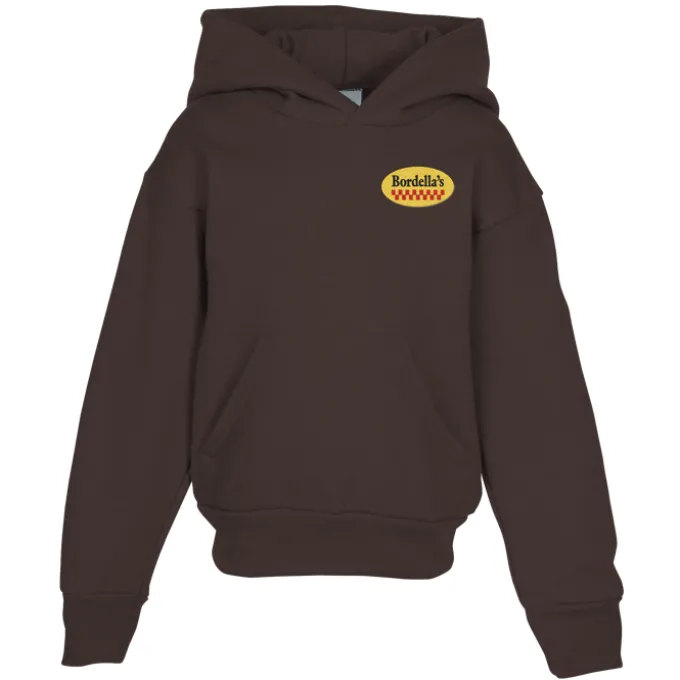 Fashion Pullover Hooded Sweatshirt – Youth – Embroidered