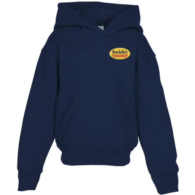 Fashion Pullover Hooded Sweatshirt – Youth – Embroidered