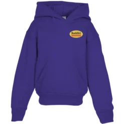 Fashion Pullover Hooded Sweatshirt – Youth – Embroidered