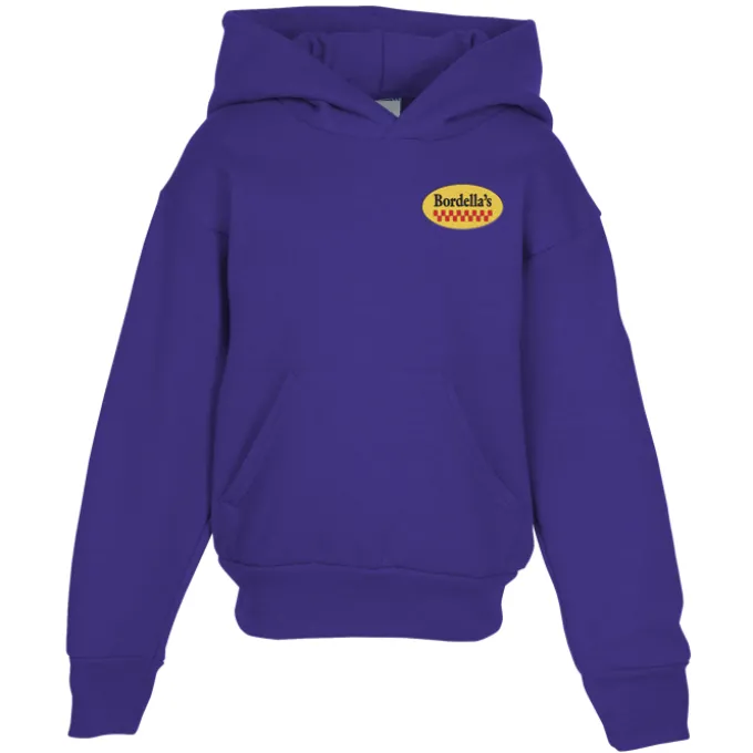 Fashion Pullover Hooded Sweatshirt – Youth – Embroidered