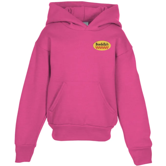 Fashion Pullover Hooded Sweatshirt – Youth – Embroidered