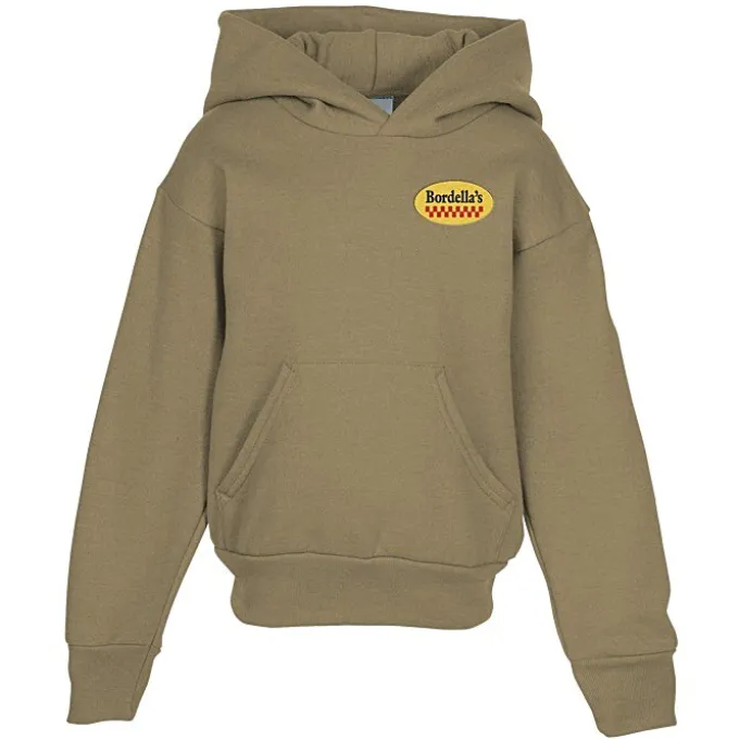 Fashion Pullover Hooded Sweatshirt – Youth – Embroidered