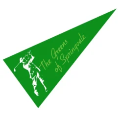 Felt Pennant Magnet - 2 1/2 inches x 4 1/2 inches