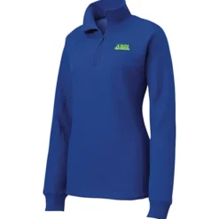 Feminine Fit 1/4-Zip Sweatshirt - Ladies' - Embroidered