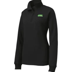 Feminine Fit 1/4-Zip Sweatshirt - Ladies' - Embroidered