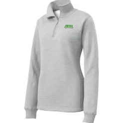 Feminine Fit 1/4-Zip Sweatshirt - Ladies' - Embroidered - 24 hr