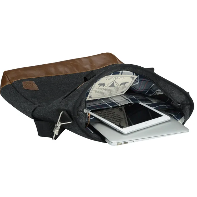 Field & Co. Campster Wool 15-inch Laptop Tote - Embroidered