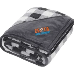 Field & Co. Double Sided Plaid Sherpa Blanket