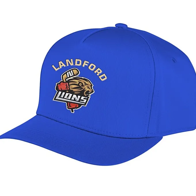 Fielder Five Panel Snapaback Cap - Embroidered